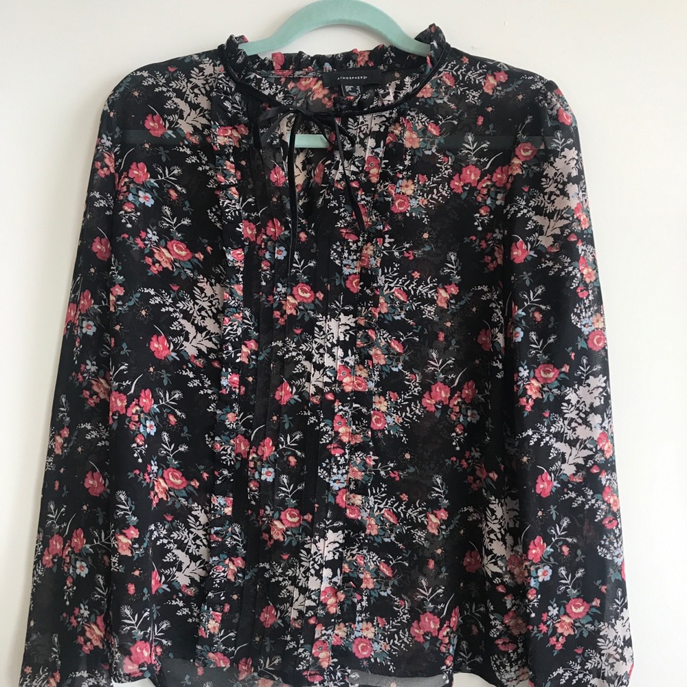Back Flower Blouse